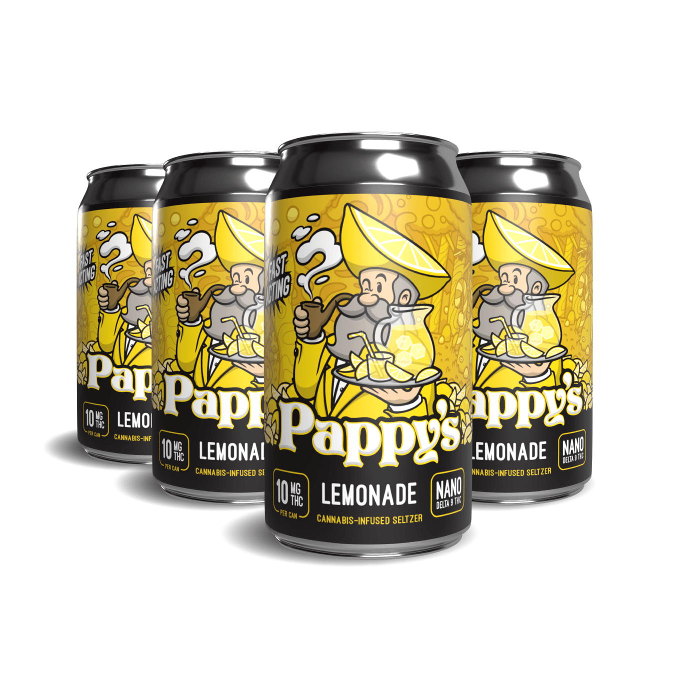 Lemonade 4-Pack Seltzers (10mg/can)
